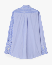 House of Dagmar Asymmetric Shirt Blue Stripe