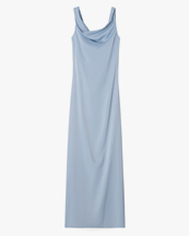 House of Dagmar Waterfall Maxi Dress Dove Blue