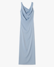 House of Dagmar Waterfall Maxi Dress Dove Blue