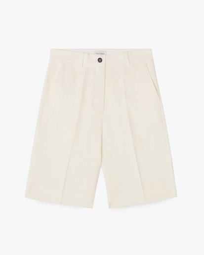 House of Dagmar Tailored Shorts White