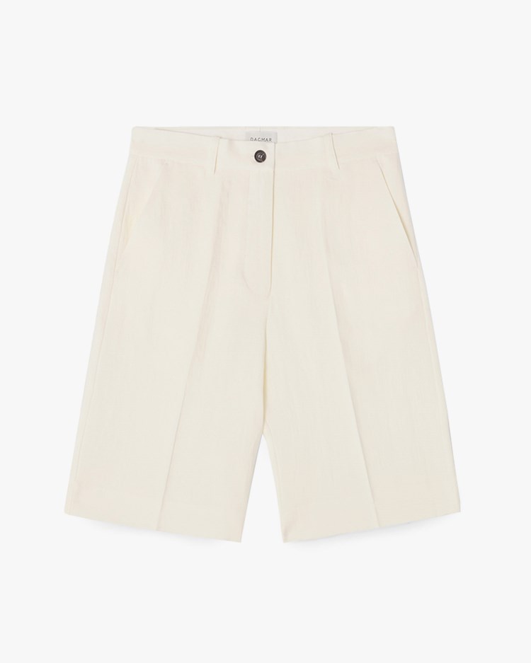 House of Dagmar Tailored Shorts White