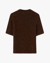 House of Dagmar Brushed Alpaca Top Tobacco Brown