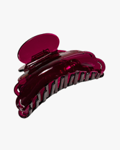 Pico Giant Elly Hair Claw Clear Aubergine
