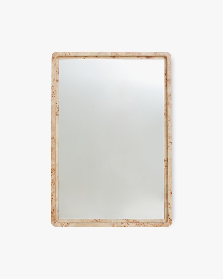 HK Living Burl Mirror Wood