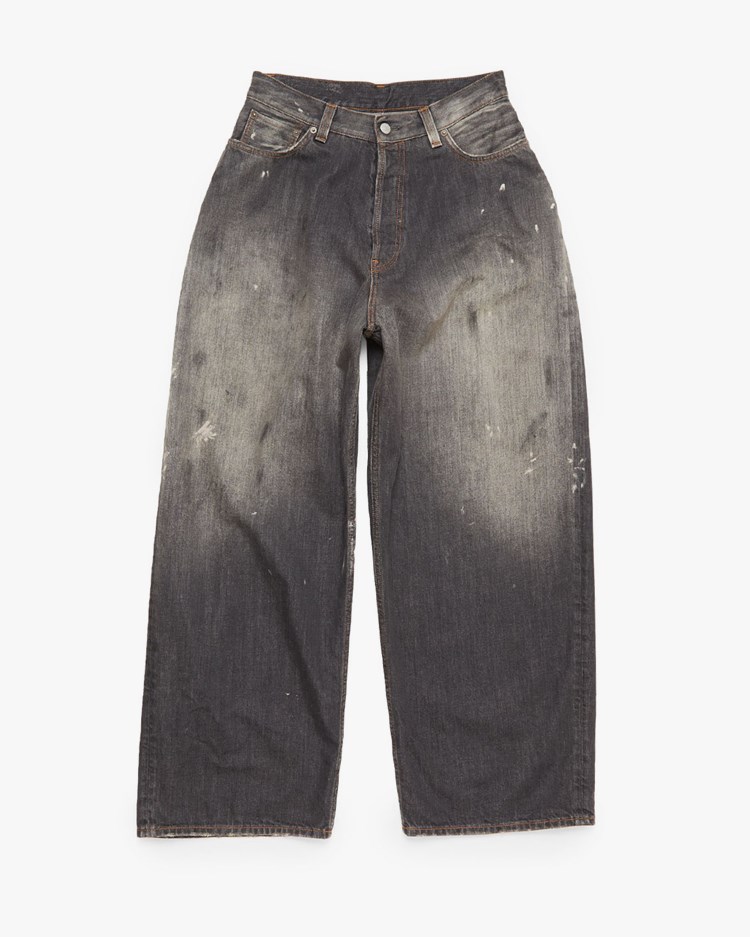 Acne Studios Super Baggy Fit Jeans 2023F Black