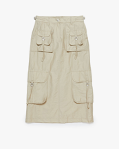 Acne Studios Cargo Skirt Beige