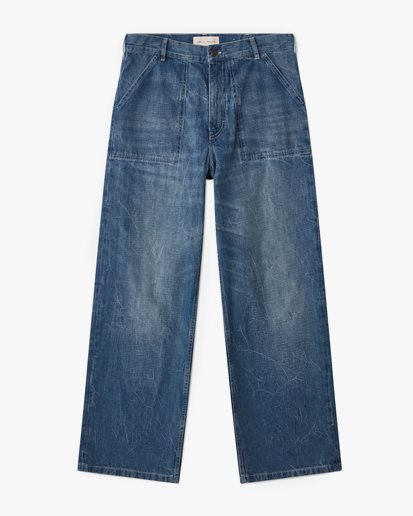Jeanerica Gm010 Genua Worker Chino Round House Blue