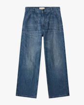 Jeanerica Gm010 Genua Worker Chino Round House Blue