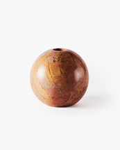 Dusty Deco Sphere Candle Holder 12 Red