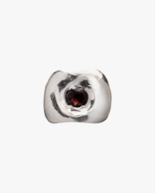 Simuero Moma Ring Brown Silver