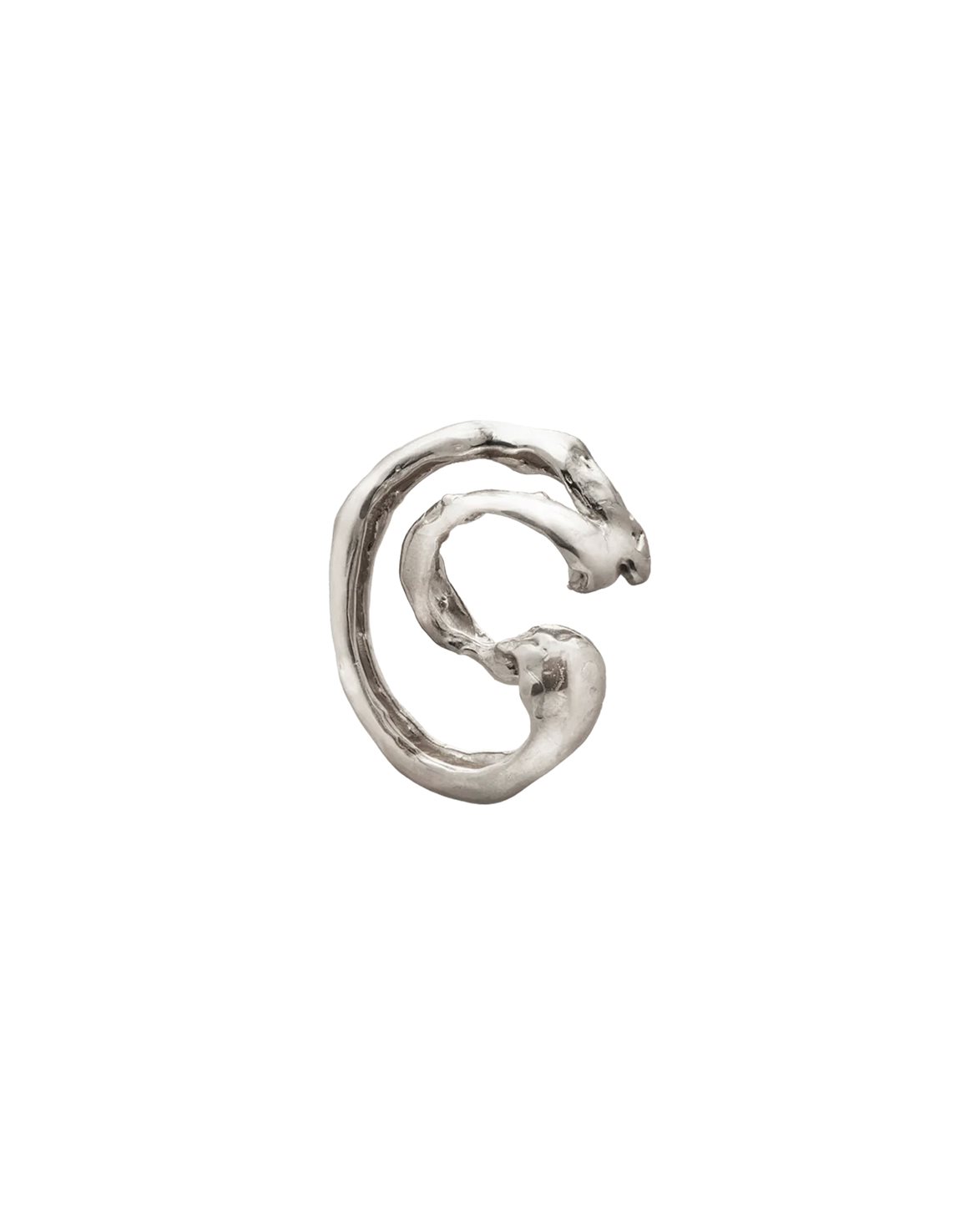 Sterling Silver 2024 ear cuff/ hand crafted / modern design