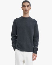 Filippa K Yak Sweater Green Grey