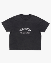 Stockholm Surfboard Club Box Tee Sign Black