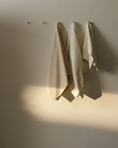 Tekla Terry Towel Sienna Stripes