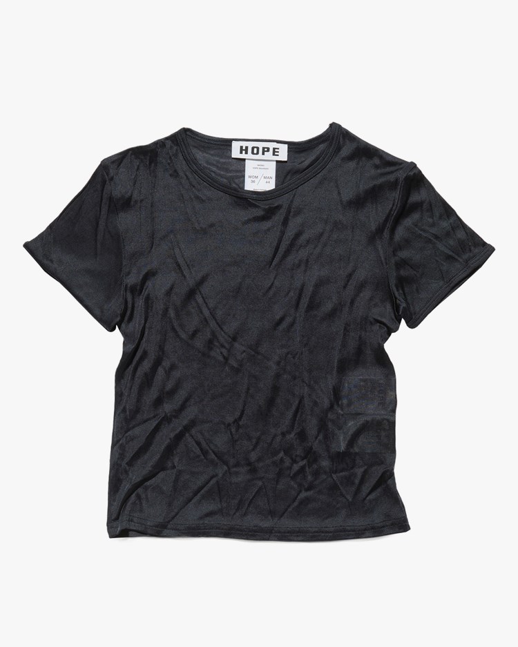 HOPE Vile T-Shirt Shiny Blue Jersey