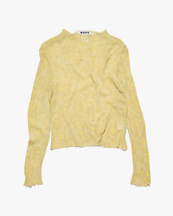HOPE Simple Longsleeve Yellow Wallpaper Print