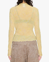 HOPE Simple Longsleeve Yellow Wallpaper Print