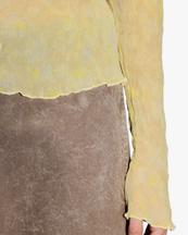 HOPE Simple Longsleeve Yellow Wallpaper Print
