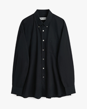 Our Legacy Borrowed Bd Shirt Black Voile