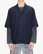 HOPE Blues Shirt Dark Blue