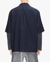 HOPE Blues Shirt Dark Blue