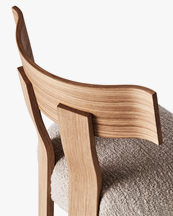 Dusty Deco Alba Chair Oak/Sand
