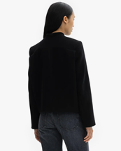 House of Dagmar Short Curved Jacket Black