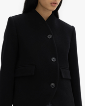 House of Dagmar Short Curved Jacket Black