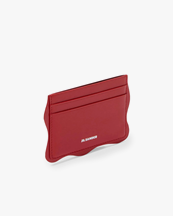 Jil Sander Wave Card Holder Cedar Red