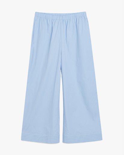 By Malene Birger Mirabello Trousers Blue Iris Strip