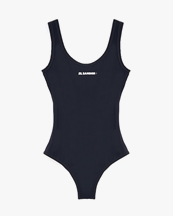 Jil Sander+ Logo Swimsuit Black