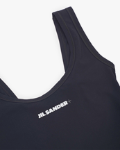 Jil Sander+ Logo Swimsuit Black