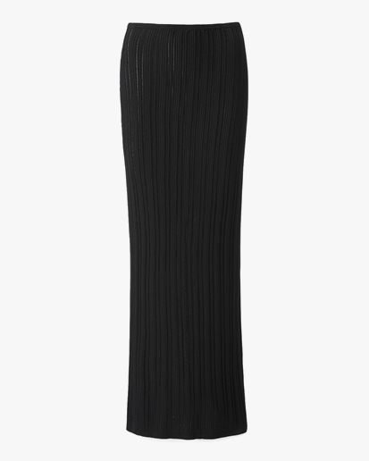 Àvora Knitted Tube Skirt Black