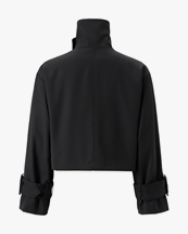 Àvora High Collar Jacket Black