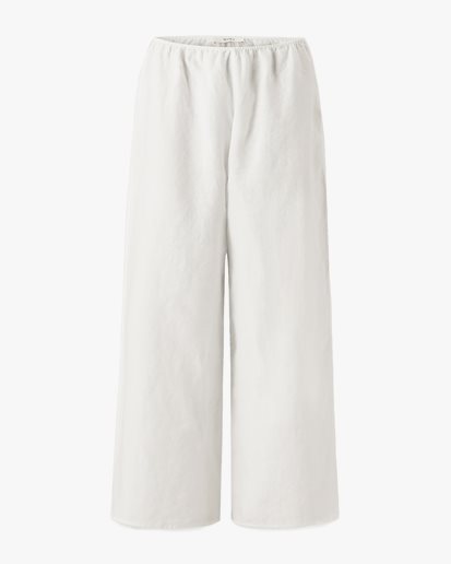 Àvora Linen Sailor Pant White