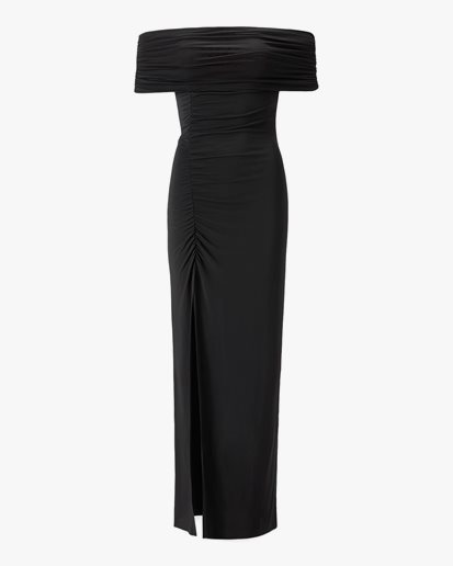 Àvora Off-Shoulder Dress Black