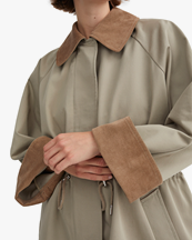 Skall Studio Gaby Parka Jacket Stone Moss