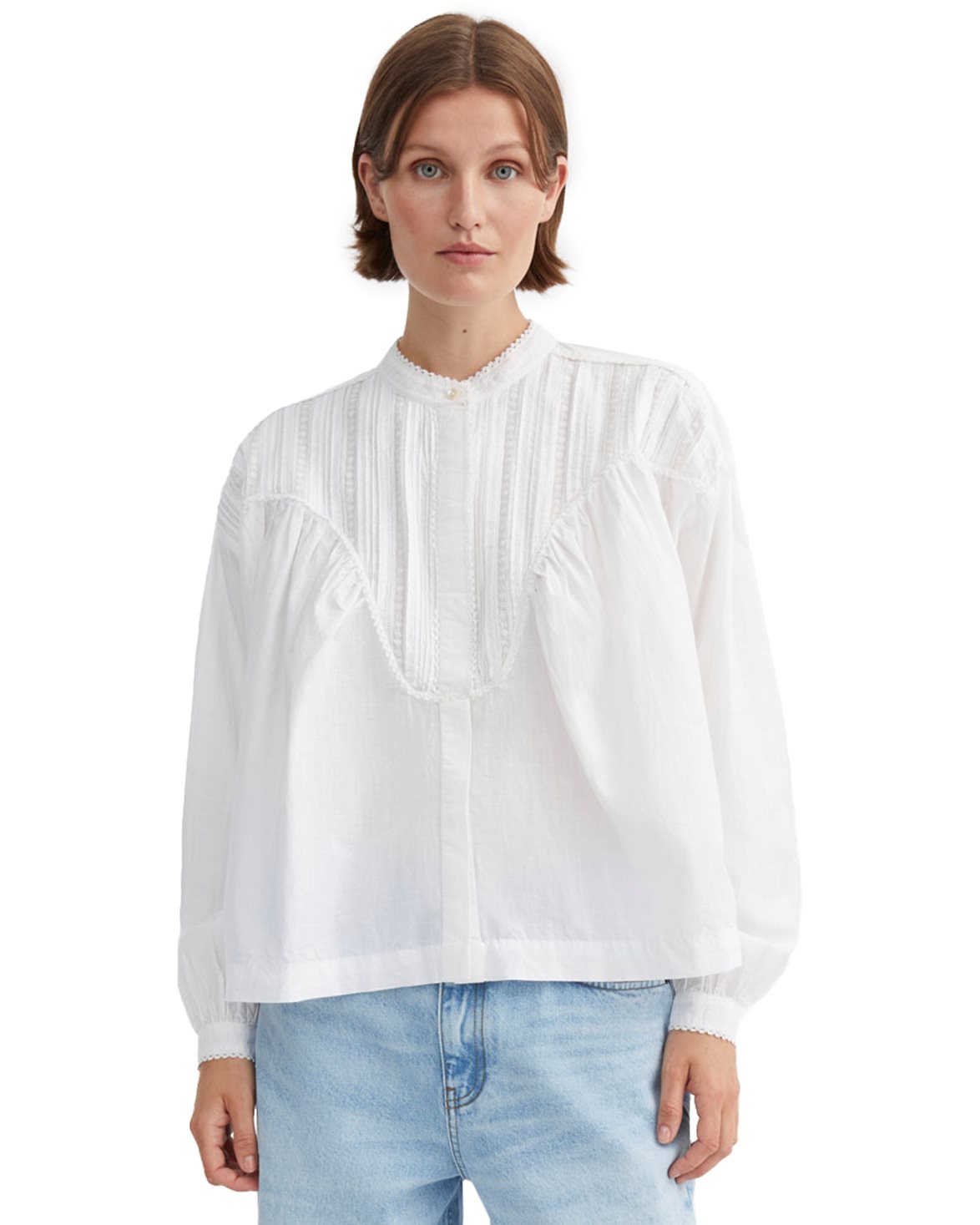 Skall Studio Aurora Blouse Optic White - Vallgatan 12