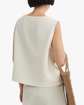 Skall Studio Calla Top Off White