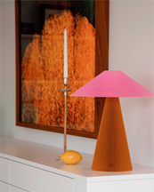 MANU Teen Jane Table Lamp Mustard/Pink