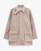 Filippa K Padded Patch Pocket Jacket Khaki Beige