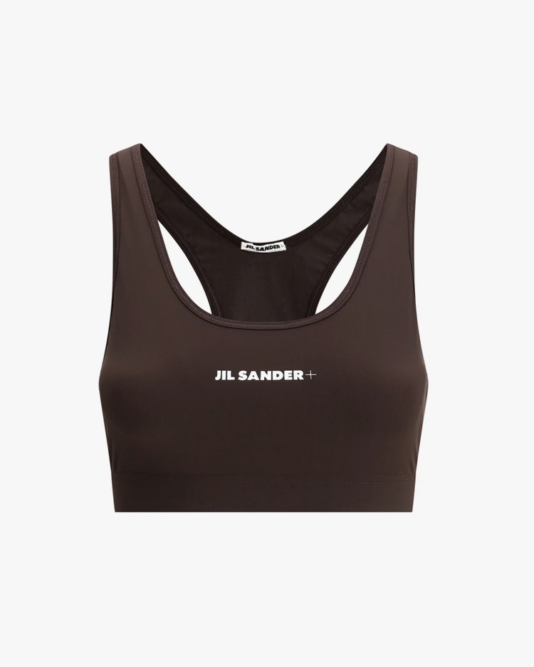 Jil Sander+ Logo Sports Bra Ganache