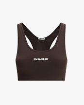 Jil Sander+ Logo Sports Bra Ganache
