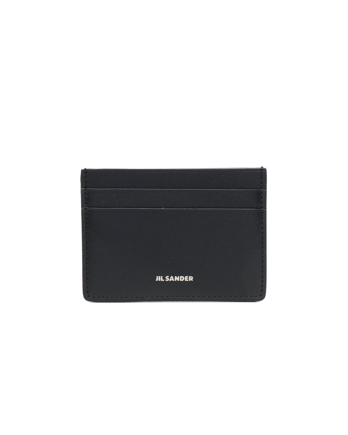 ■Jil Sander■ Logo Decorated Card Holder Black J07VL0006P48 ☆Jil Sander☆ Logo Decorated Card Holder Black J07VL0006P48