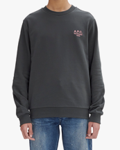 A.P.C. Rue Madame Sweatshirt Anthracite/Rose