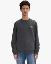 A.P.C. Rue Madame Sweatshirt Anthracite/Rose