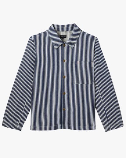 A.P.C. Raphael Shirt Blue/White