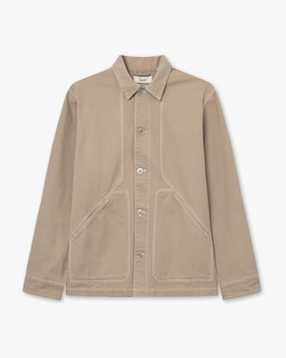Forét Berry Canvas Overshirt Khaki