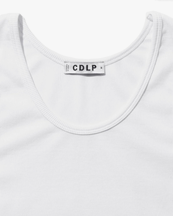 CDLP Rib Tank Top White