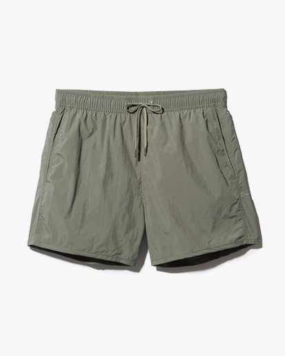 CDLP Swim Trunks Satin Twill Steel